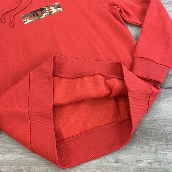 🔹 HURLEY- BOX LOGO HOODIE SWEATSHIRT - Picture 7 of 8